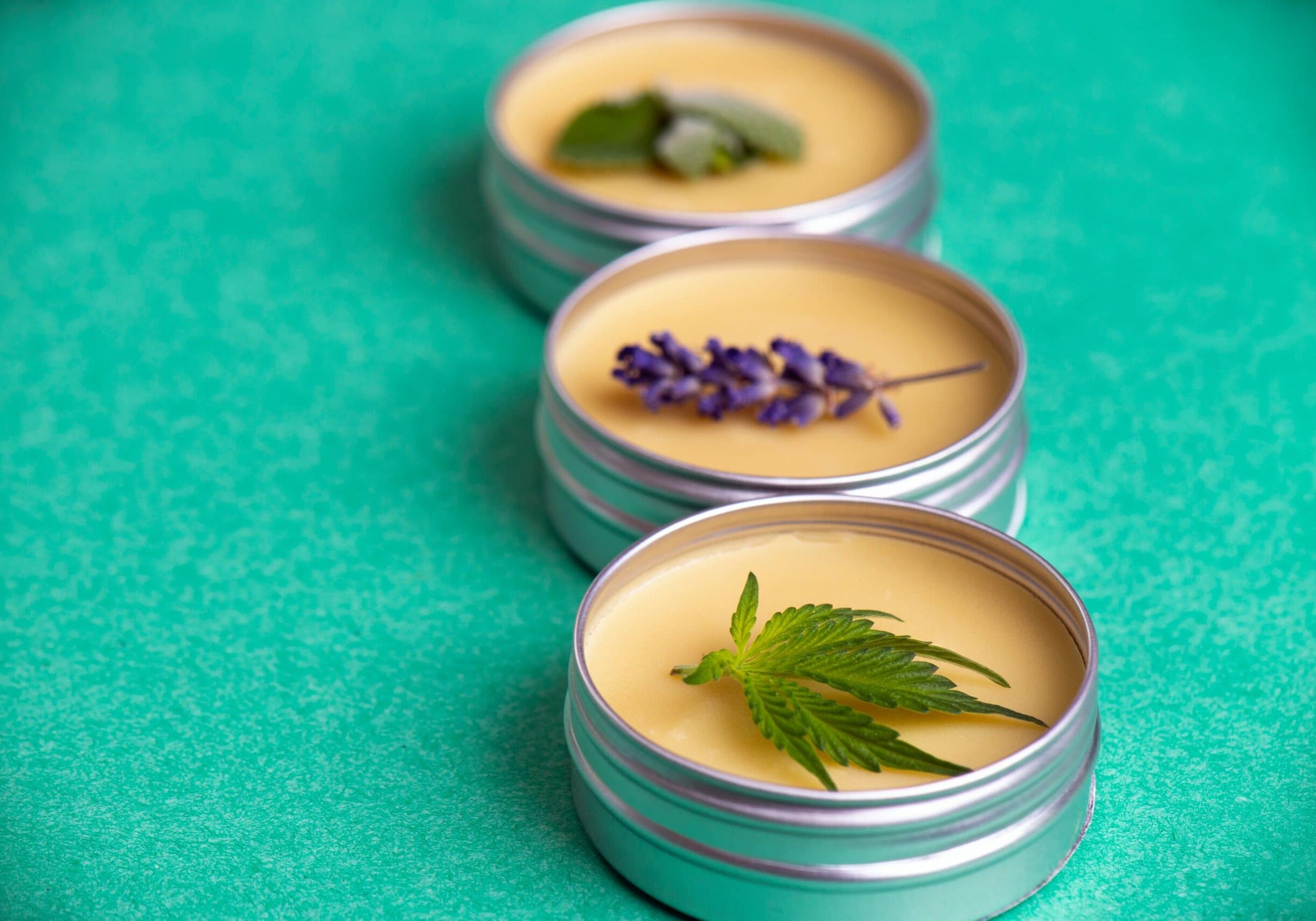 Cannabis,Salve,Made,From,Hemp,And,Cbd,Oils,With,Mint,